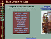 Tablet Screenshot of brasslanternantiques.com